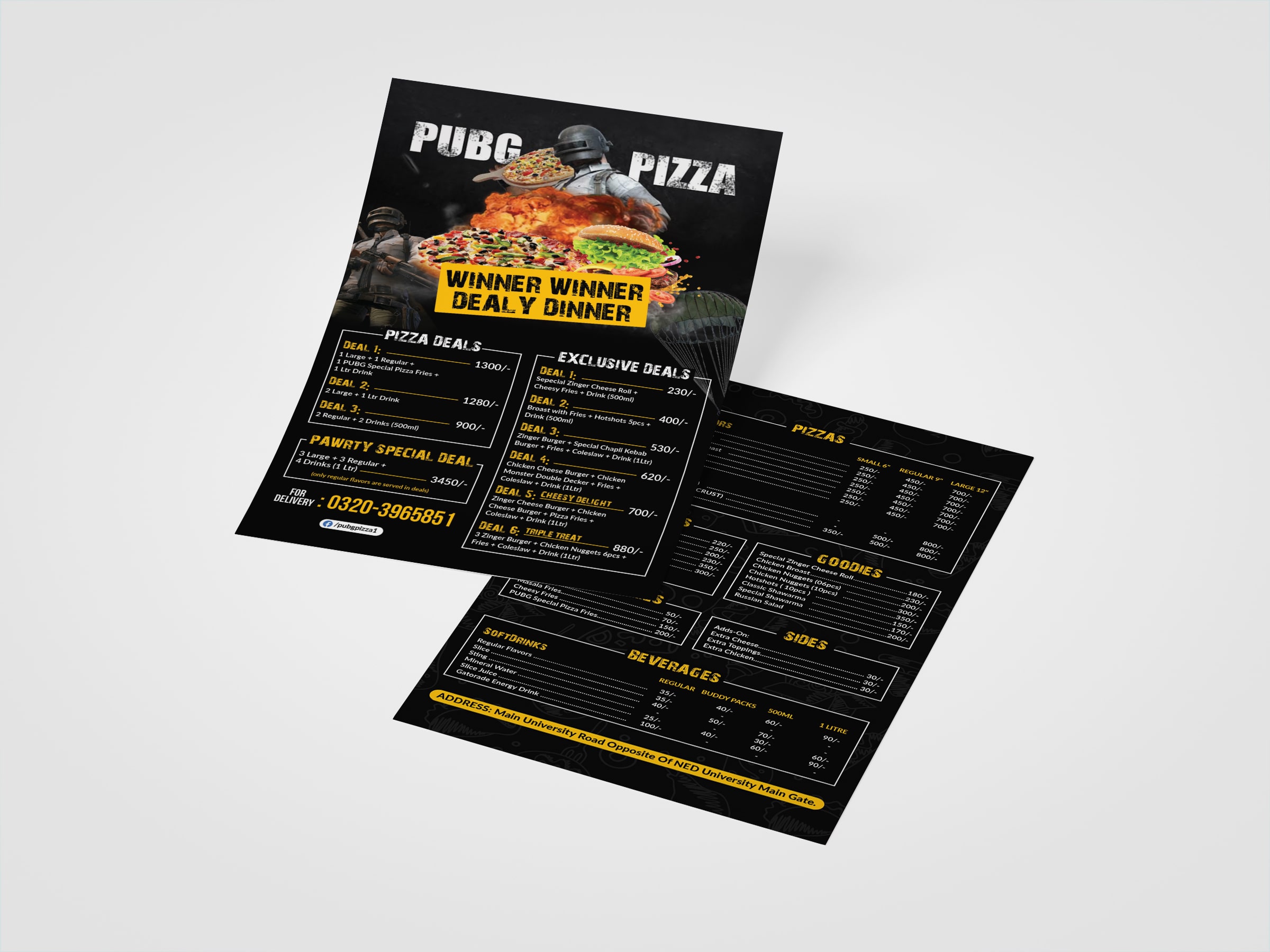 Flyer and Catalog Design Sample for Business Marketing in Jeddah