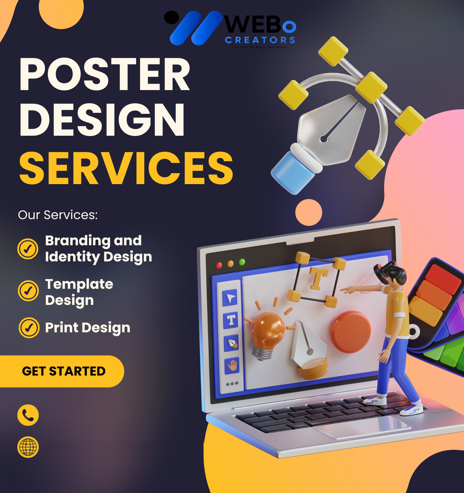 Best Print Design Services in Jeddah Flyers Brochures Posters