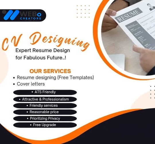 Resume and CV Design Services | Modern curriculum vitae in Jeddah